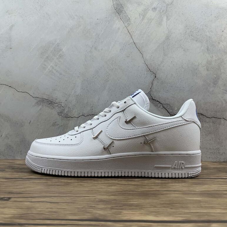 Buy Nike Air Force 1 07 LX White Hyper Royal Black CT1990-100 – Men Air ...