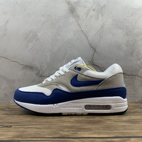 908375-102 2021 Nike Air Max 1 Anniversary White Game Royal Neutral ...