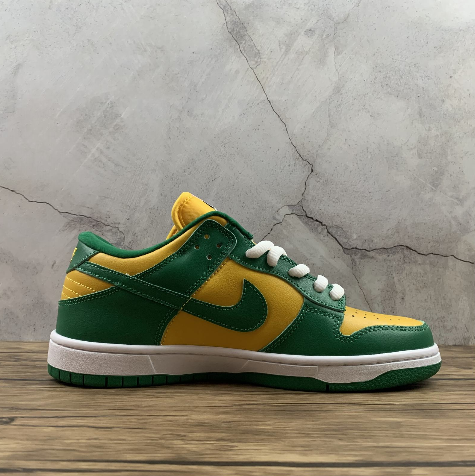 CU1727-700 Buy Nike SB Dunk Low Pro Yellow Grass Green White Sneakers ...