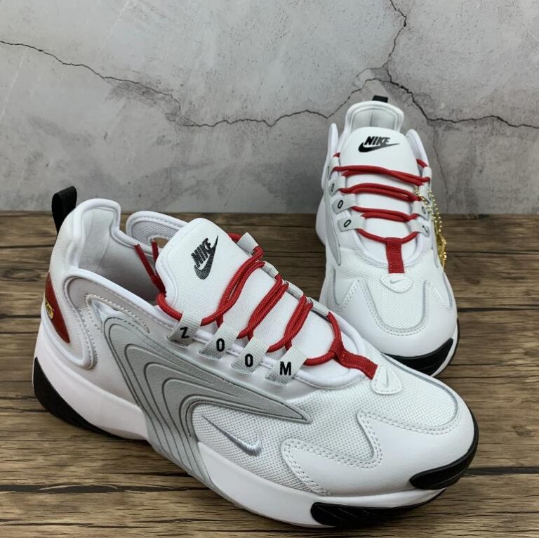 nike zoom 2k men's red and white