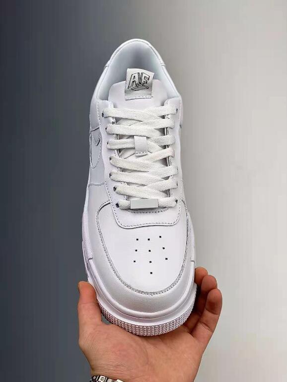 2021 Latest Nike Air Force 1 Pixel White CK6649-100 – Men Air Shoes