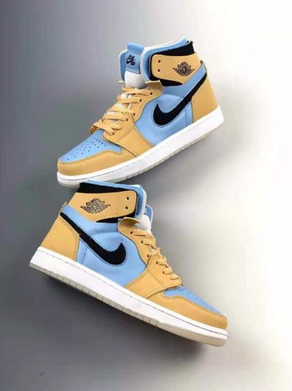 2021 New Air Jordan 1 High Zoom Rhubarb Blue Sneaker CT0979-400 for ...