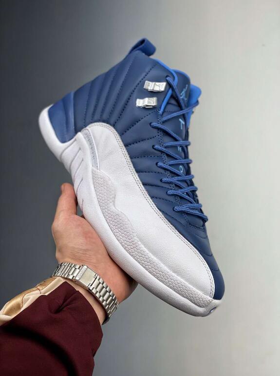 Air Jordan 12 RETRO STONE BLUE, 130690-404