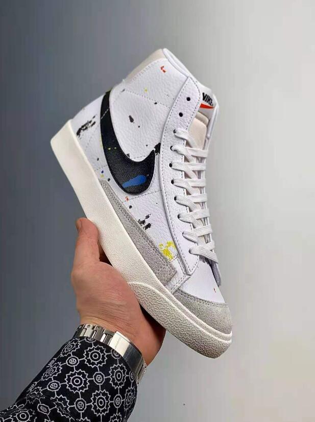 Beloved Nike Blazer Mid 77 SE DC7331-100 White Black Sail – Men Air Shoes