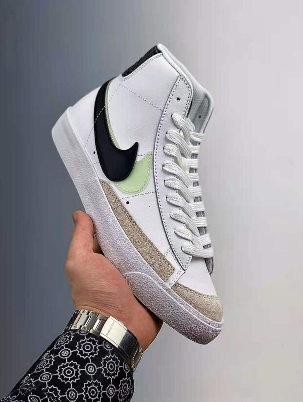 Latest Cheap Nike Blazer Low 77 SE White Black Vapor Green DD1847-100 ...