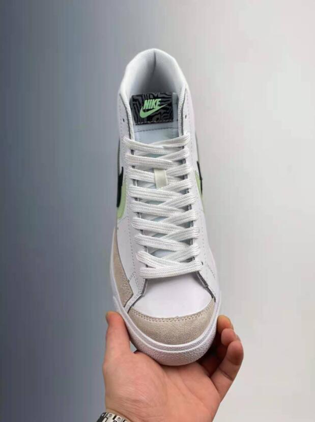 Latest Cheap Nike Blazer Low 77 SE White Black Vapor Green DD1847-100 ...