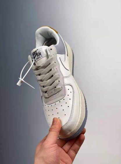 Nike Air Force 1 07 White Jaune Brun Grey CK5593-101 – Men Air Shoes