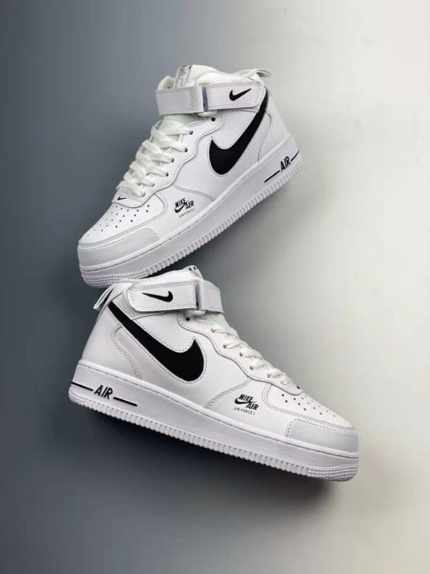 Nike Air Force 1 Lv8 Utility CV3039-108 White Black – Men Air Shoes