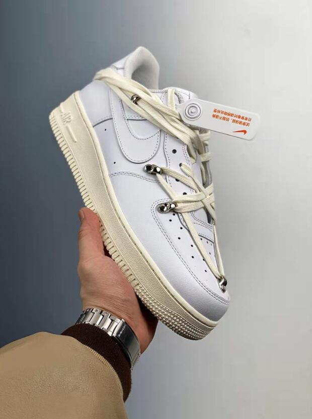 Nike Air Force 1 07 CW2288-111 White Beige – Men Air Shoes